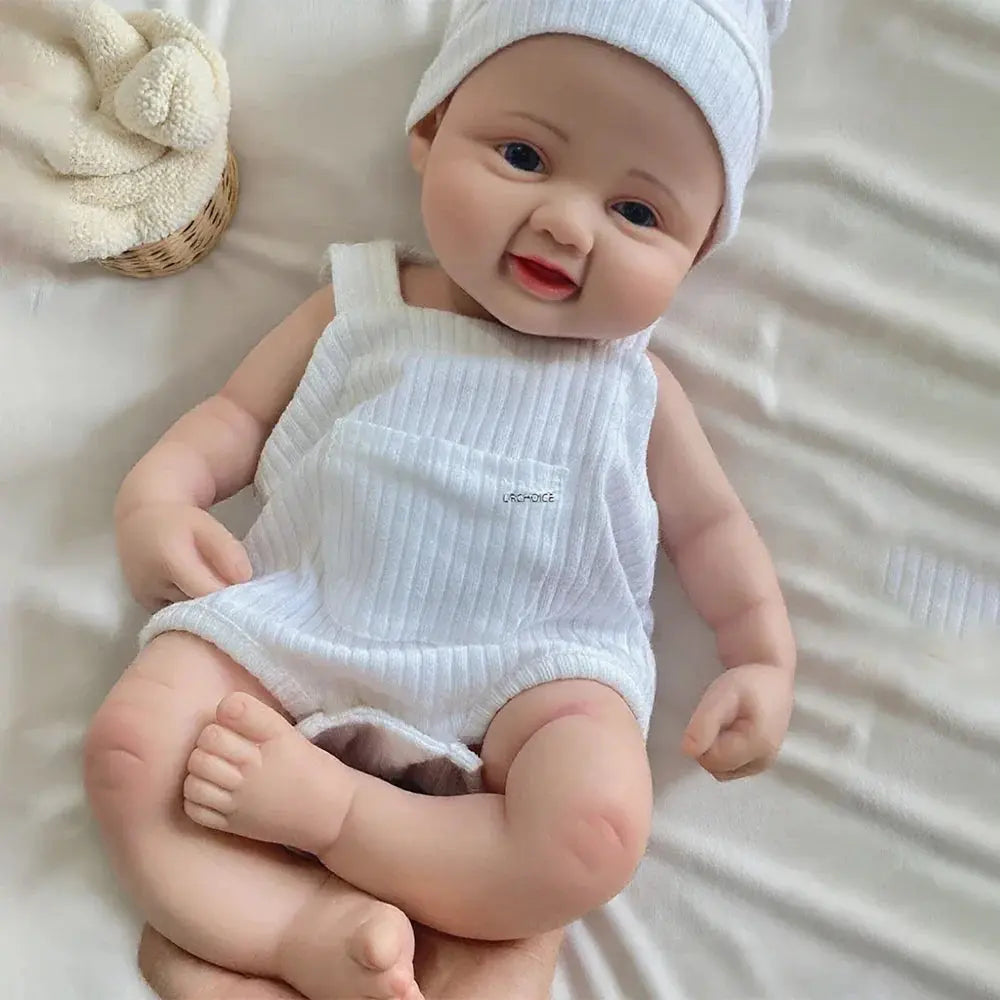 Image of Reborn Baby Dolls 16 Inch Preemie Realistic Silicone Reborn Baby Girl