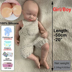 Image of Reborn Baby Dolls 20" Full Body Silicone Reborn Baby Boy/Girl Doll