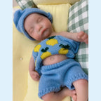 Image of Reborn Baby Dolls 13Inch Close Eyes & Open Mouth Levi Full Body