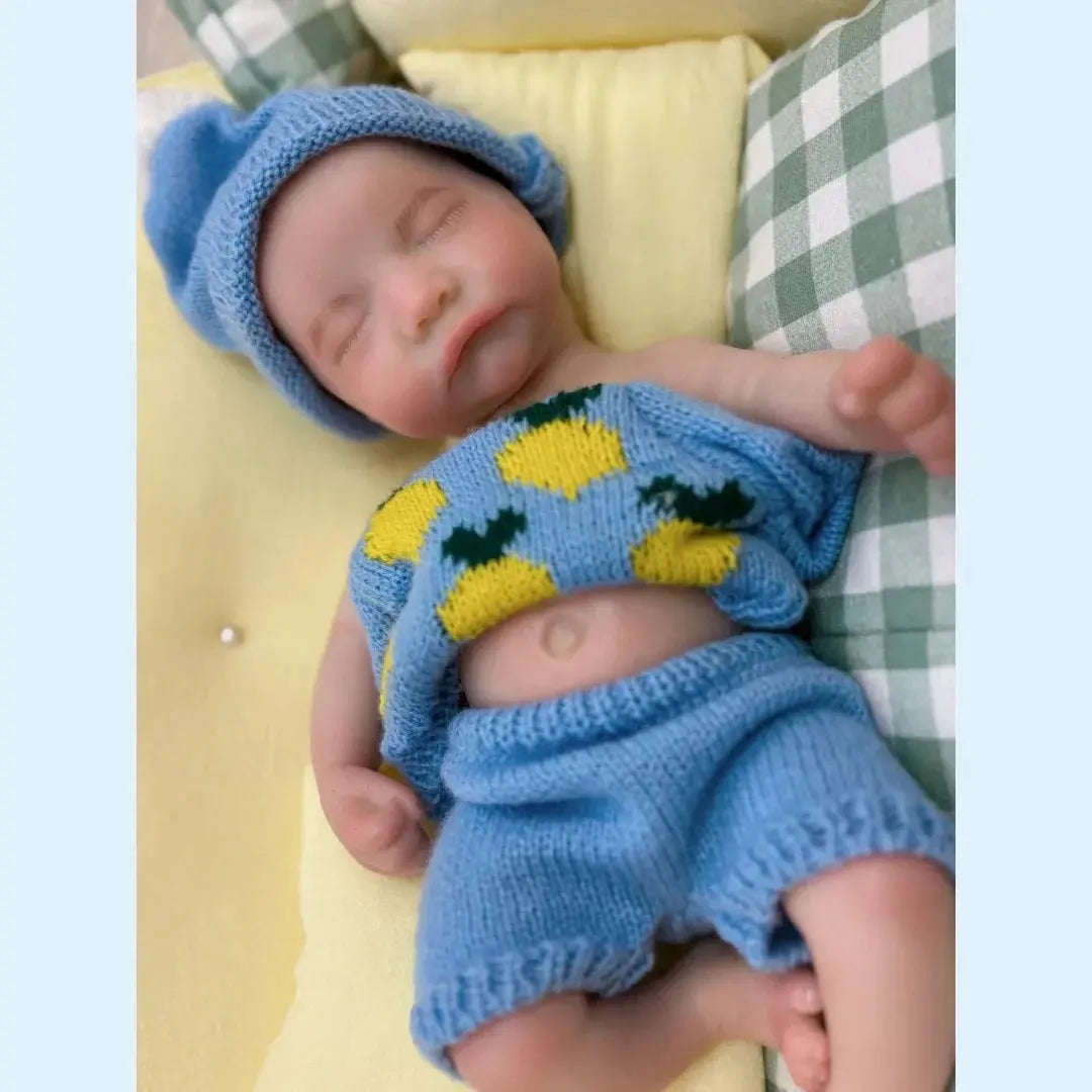 Image of Reborn Baby Dolls 13Inch Close Eyes & Open Mouth Levi Full Body