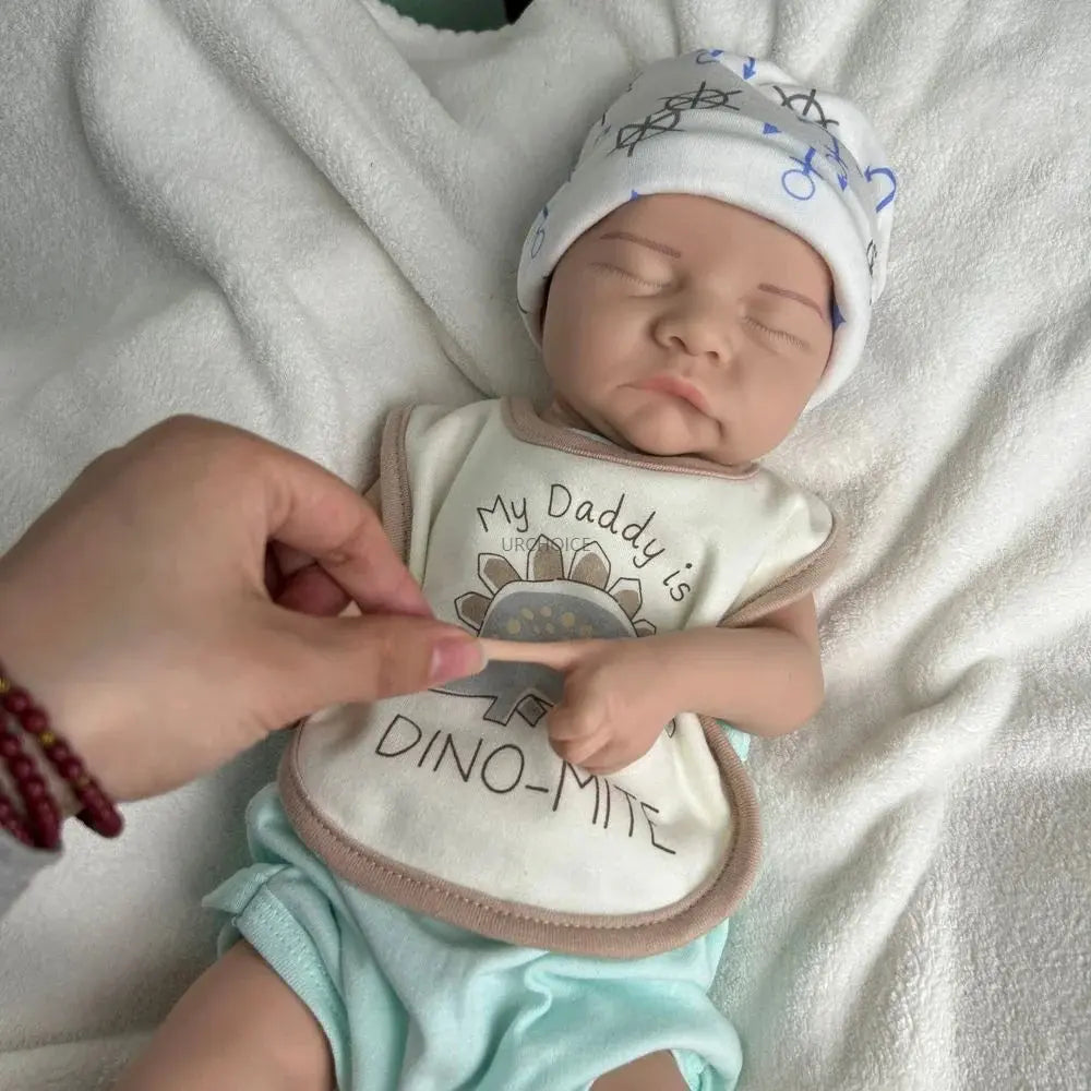 Image of Reborn Baby Dolls 17Inch Realistic Details & Handmade Soft Baby Boy