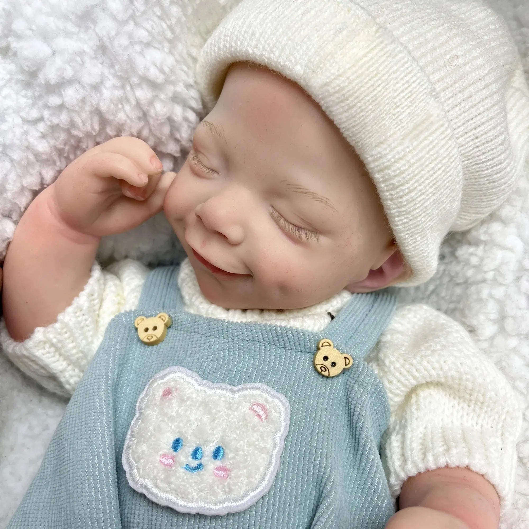 Image of Reborn Baby Dolls 42Cm April Whole Body Solid Silicone Bebe Reborn