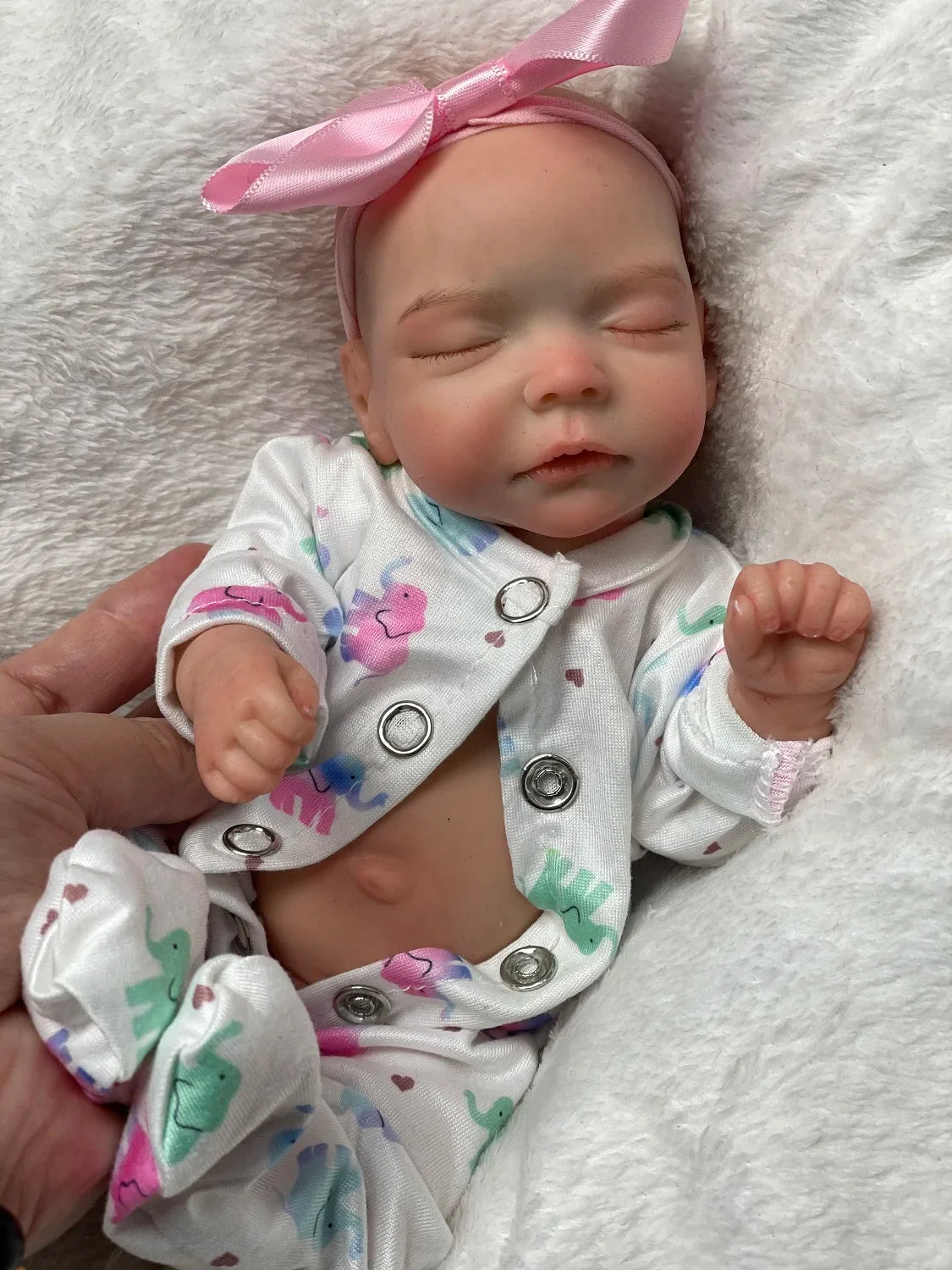 Image of Reborn Baby Dolls 11 Styles/ 26Cm Waterproof Close/Open Solid
