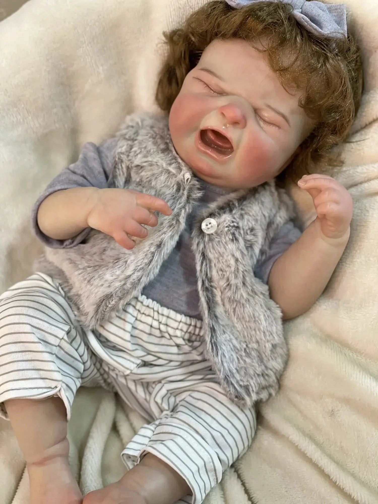 Image of Reborn Baby Dolls 50Cm Maria Bebe Reborn Girl Cuddly Full Body