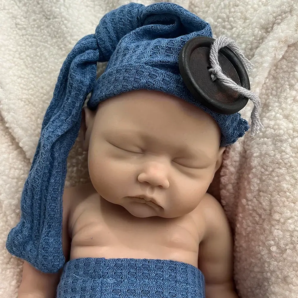 Image of Reborn Baby Dolls 18" Silicone Reborn Baby Dolls Girl Perfect Kids