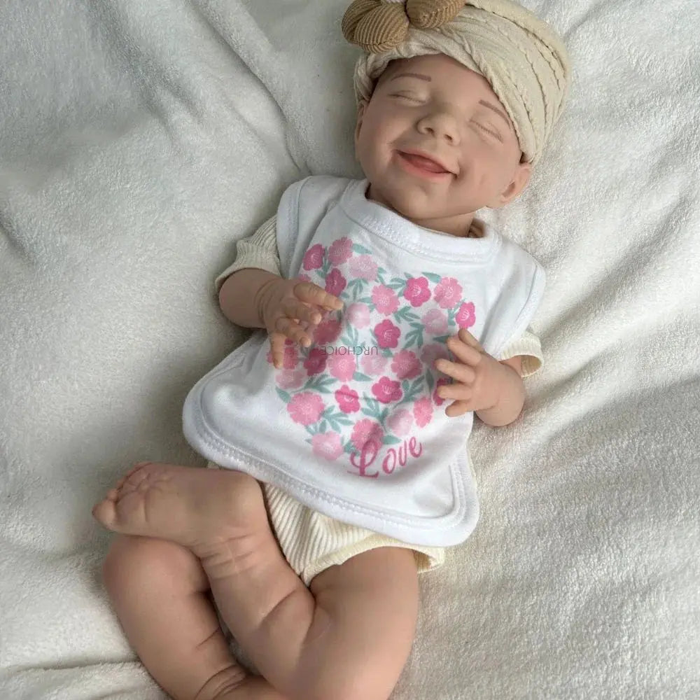 Image of Reborn Baby Dolls 18Inch Lifelike Details Poseable Limbs Soft