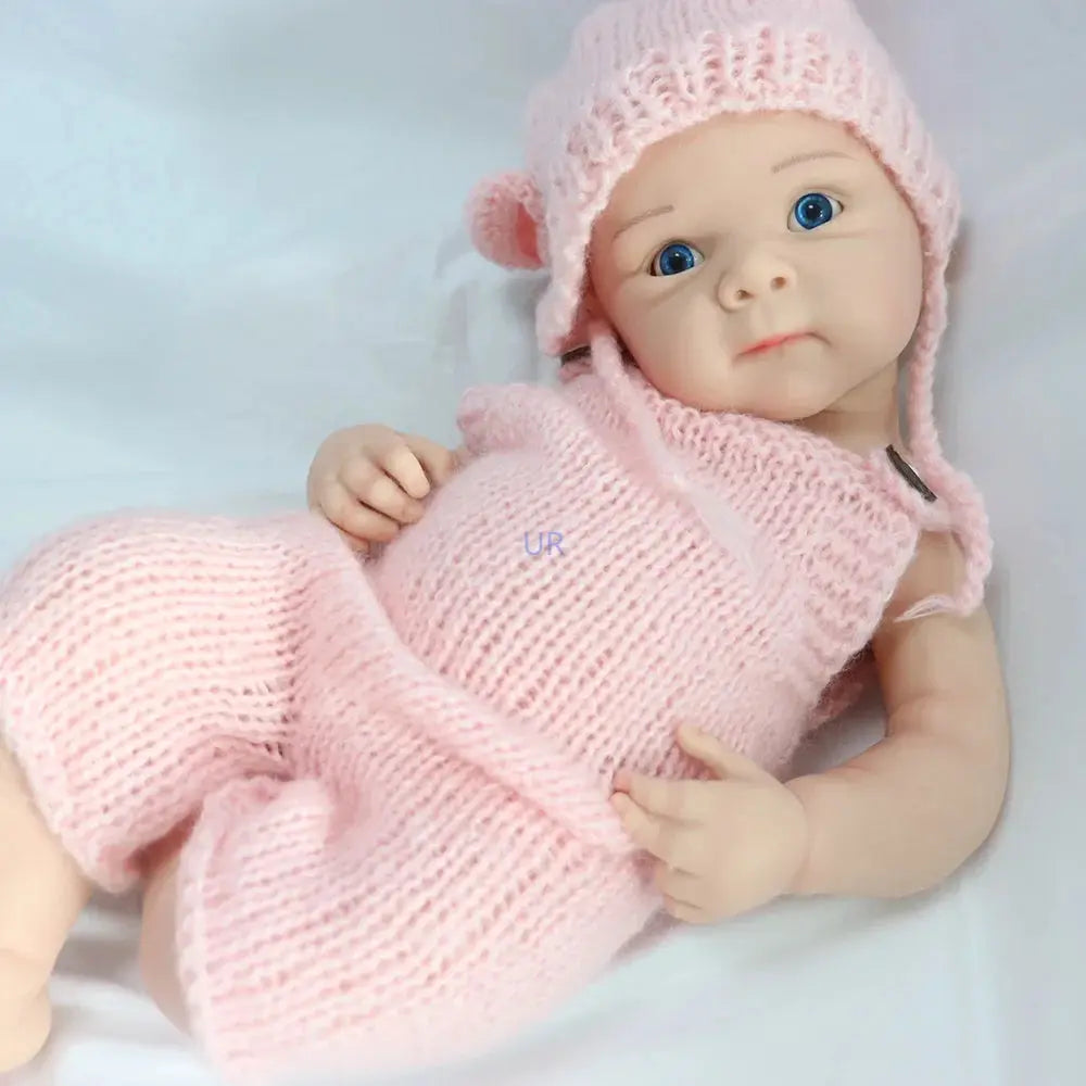 Image of Reborn Baby Dolls 19 Inch Lifelike Silicone Reborn Baby Doll Girl