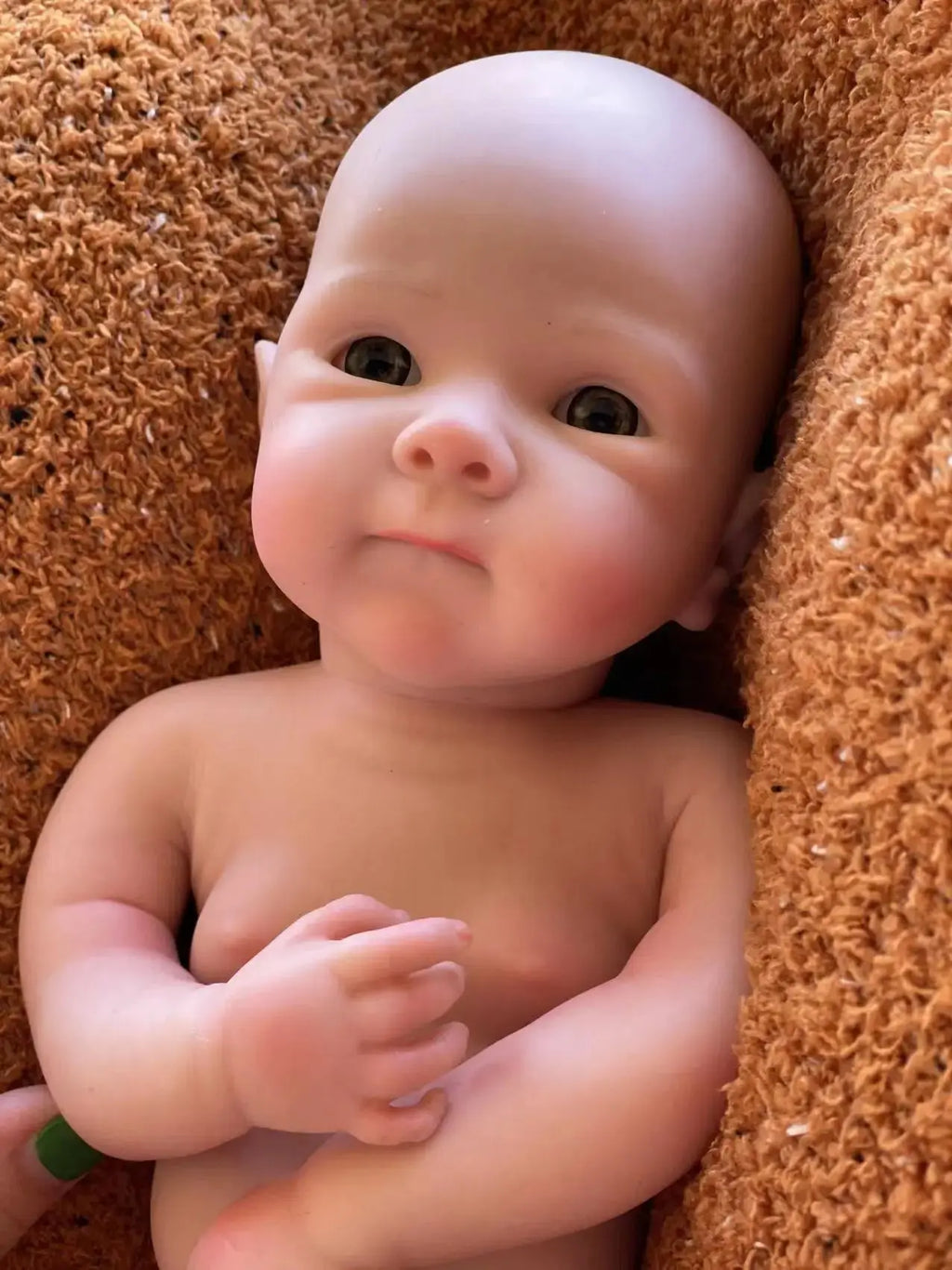 Image of Reborn Baby Dolls 33Cm Open Eyes Bettie Solid Silicone Bebe Reborn