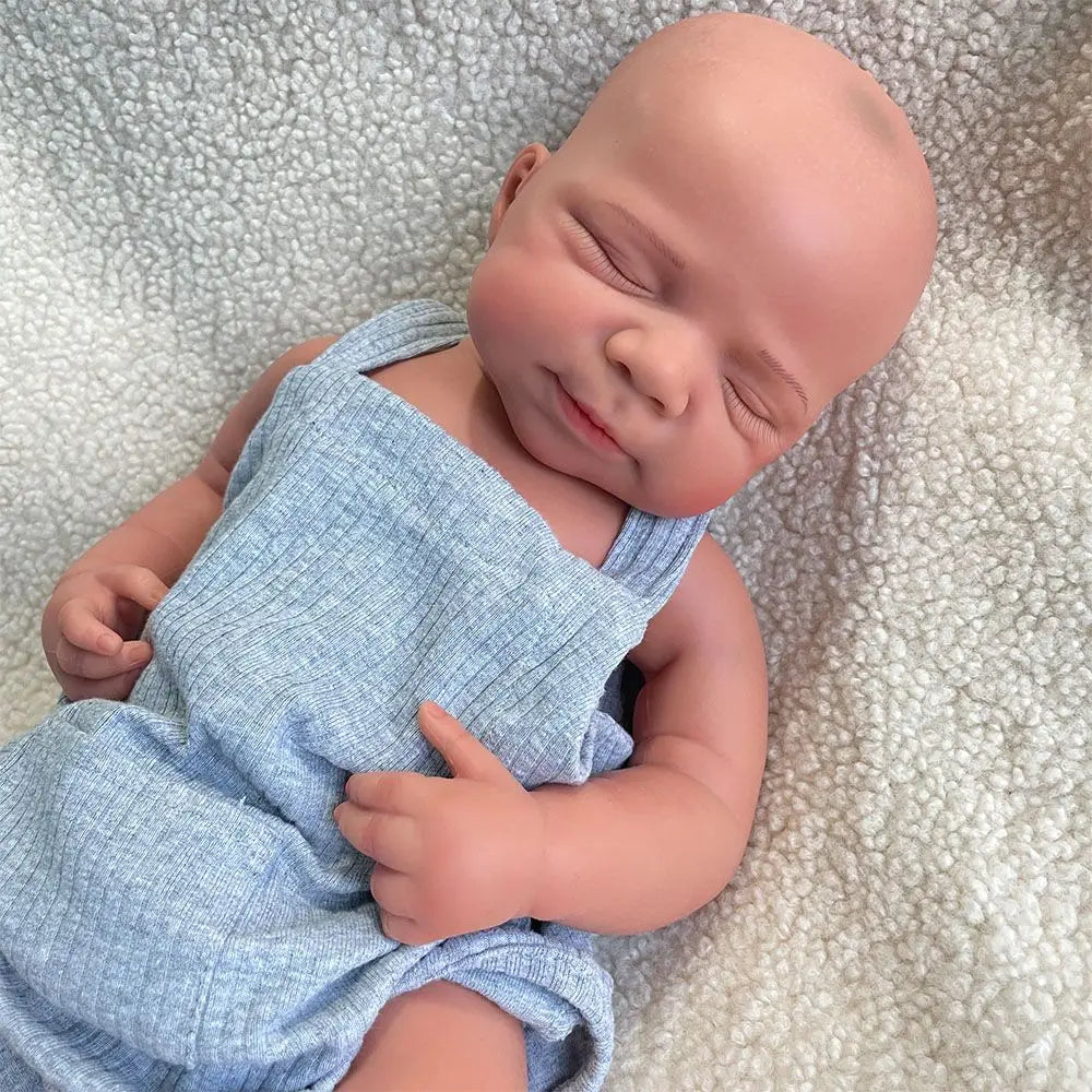 Image of Reborn Baby Dolls 19Inch Lifelike Silicone Reborn Baby Girl & Boy