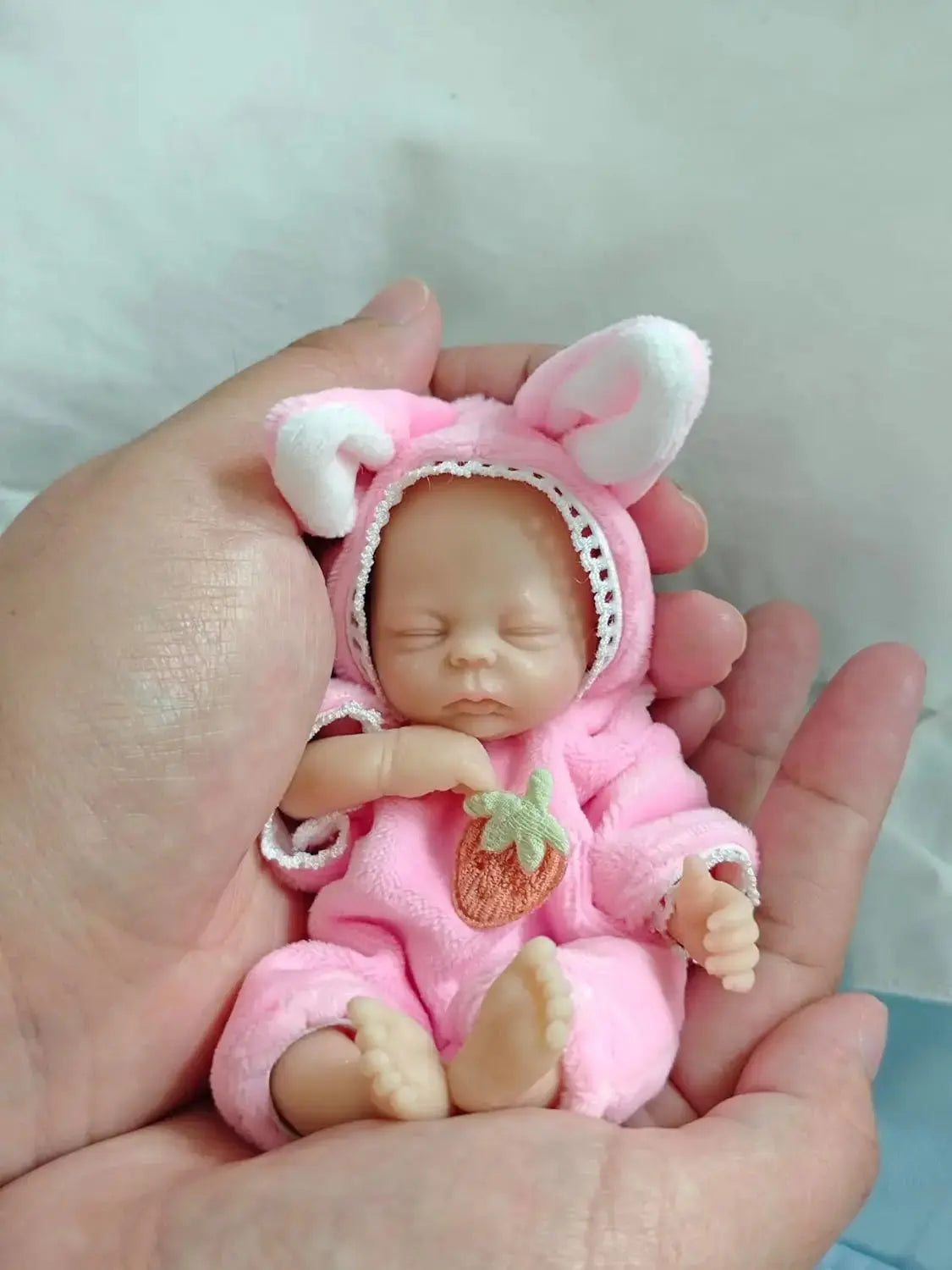 Image of Reborn Baby Dolls Reborn Baby Doll 5.5 Inch Silicone Full Body