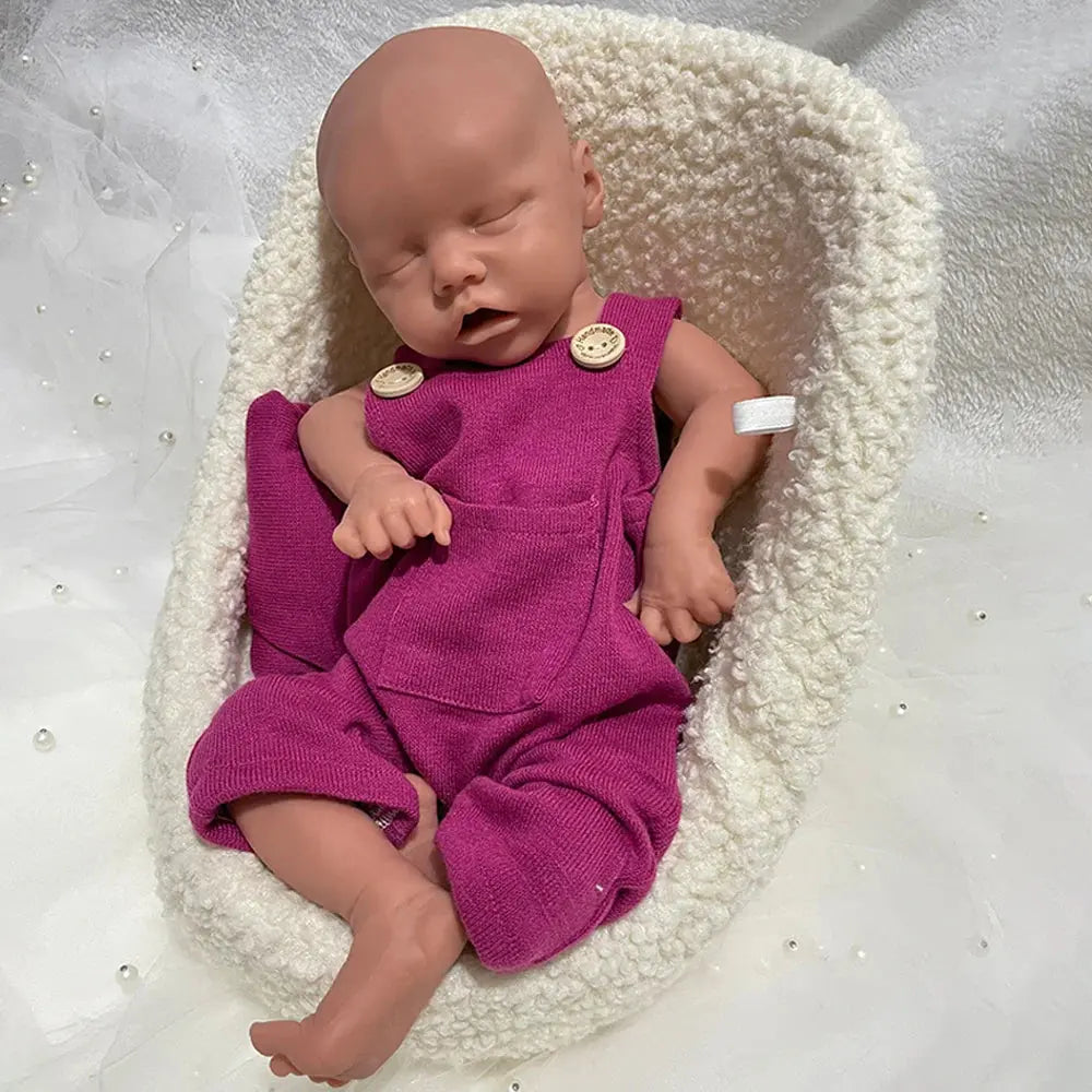 Image of Reborn Baby Dolls 18" 100% Full Silicone Newborn Doll Soft Reborn