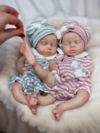 Image of Reborn Baby Dolls Saskia Full Body Soft Silicone 13-Inch Reborn Doll