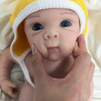 Image of Reborn Baby Dolls Cute 19-Inch Full-Body Silicone Reborn Baby Doll –