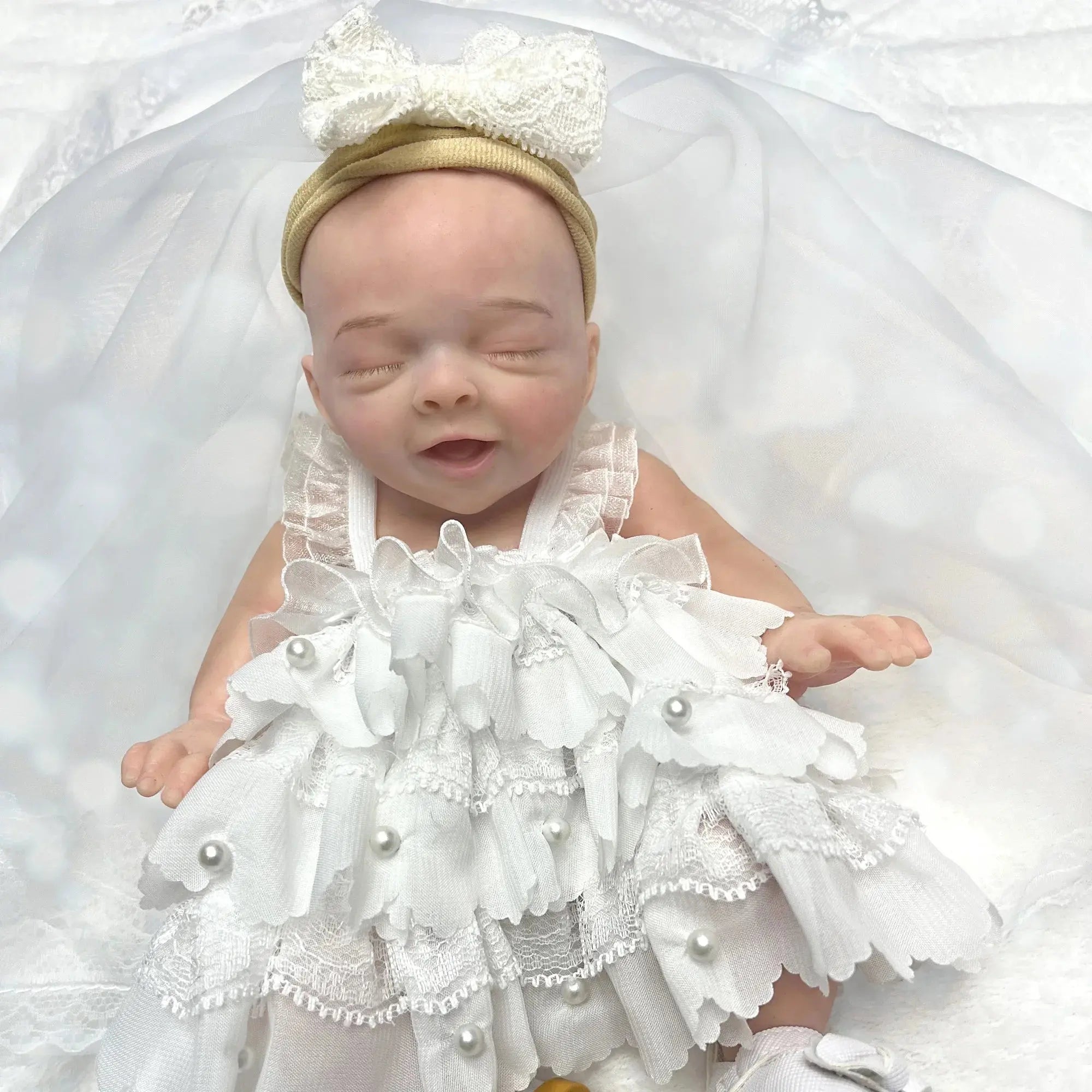 Image of Reborn Baby Dolls 25Cm Soft Solid Silicone Salia Bebe Reborn Girl