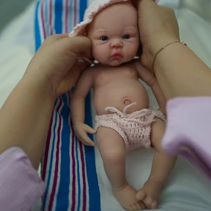 Image of Reborn Baby Dolls 12 Inch Cute Full Body Soft Silicone Baby Doll Girl