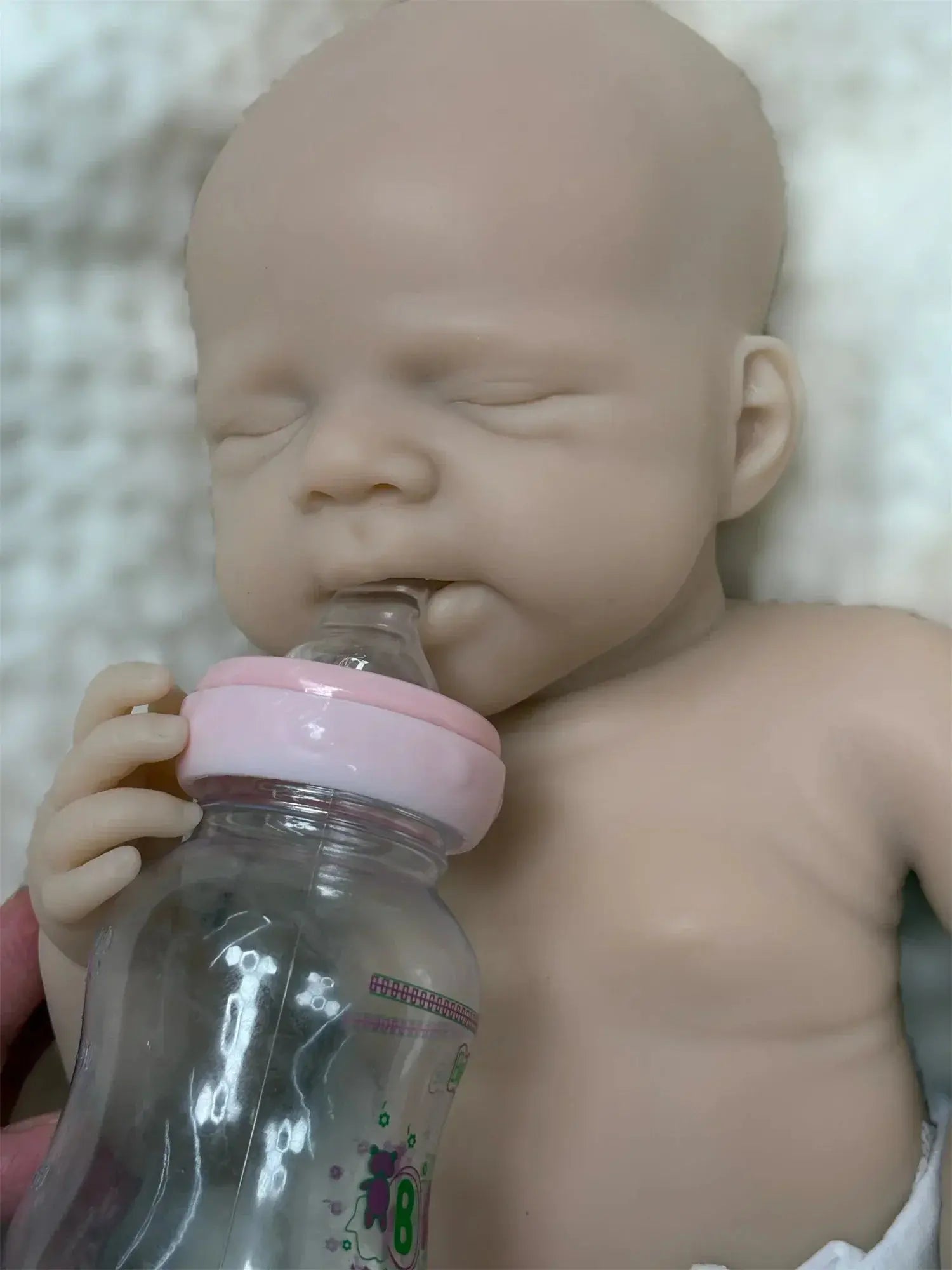 Image of Reborn Baby Dolls Can Open Mouth 18Inch Pascale Full Body Soft Solid