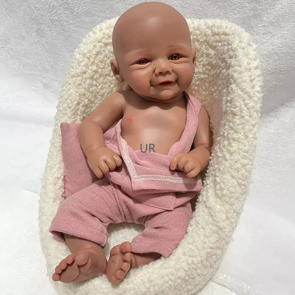 Image of Reborn Baby Dolls Black Newborn Baby Lifelike 1:1 Size And Weight