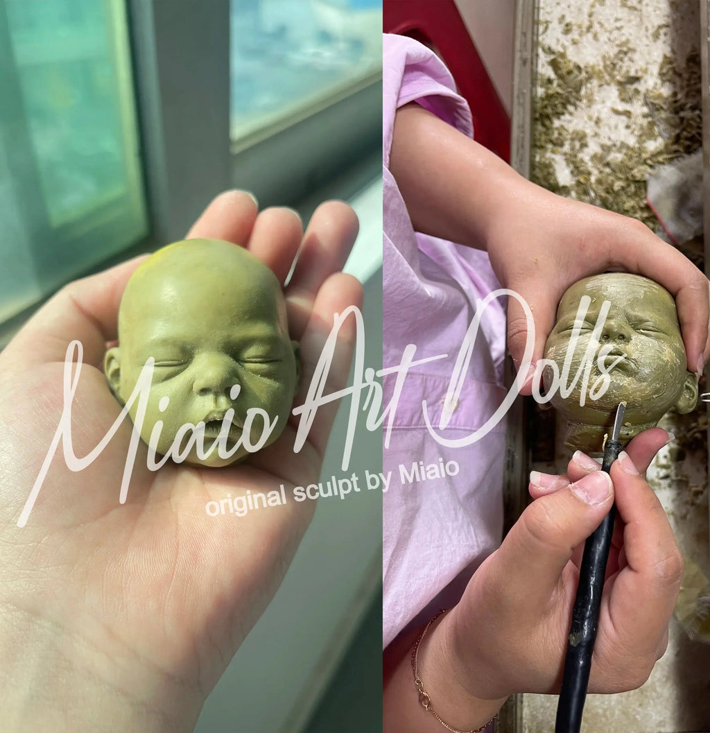 Image of Reborn Baby Dolls 7" Boy Micro Preemie Full Body Silicone Sleeping