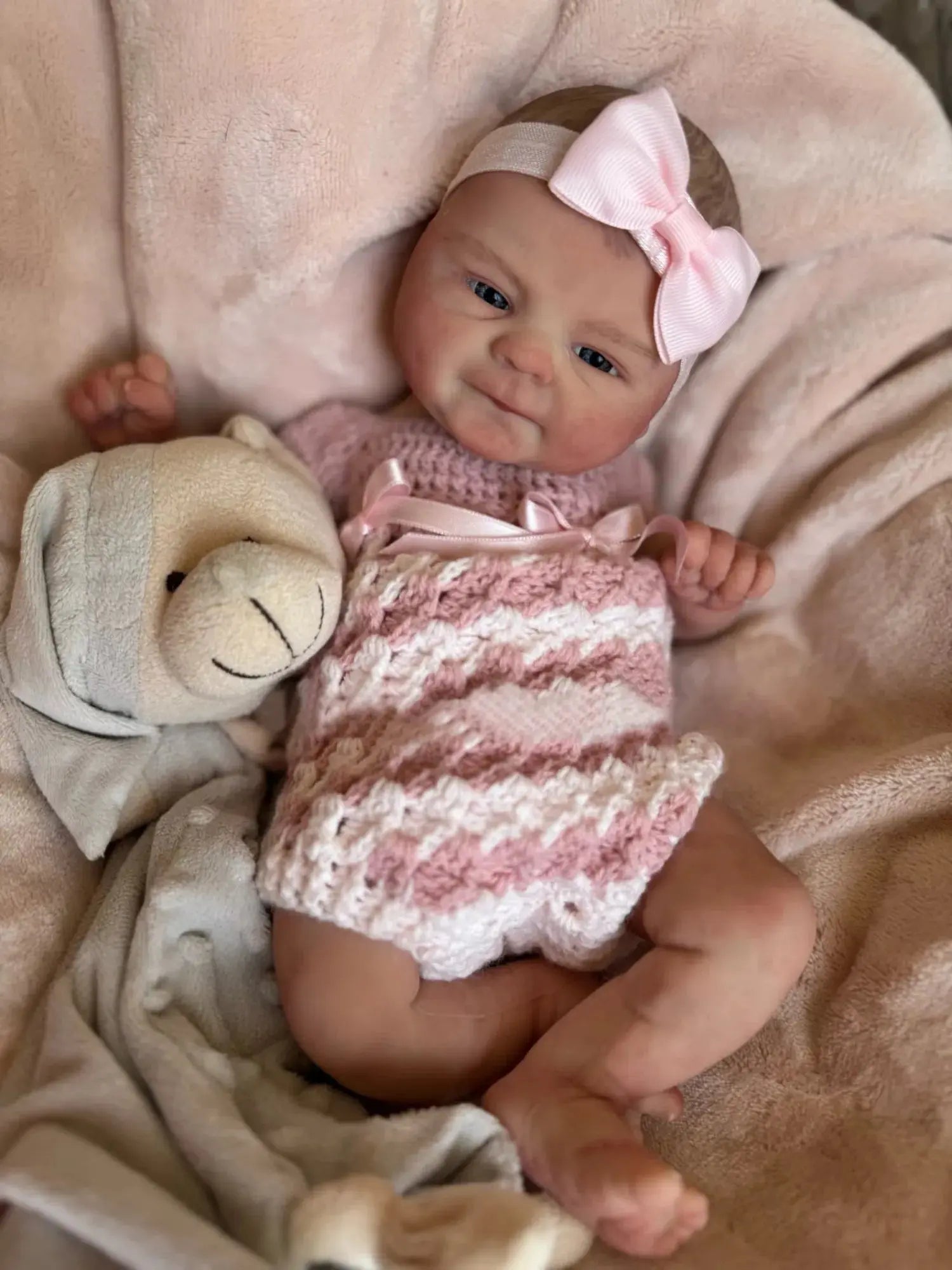 Image of Reborn Baby Dolls 16Inch Coco Bebe All Silicone Reborn Doll Painted