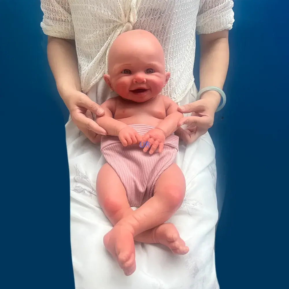 Image of Reborn Baby Dolls Kids Xmas Gift 19 Inch Silicone Reborn Baby Toy