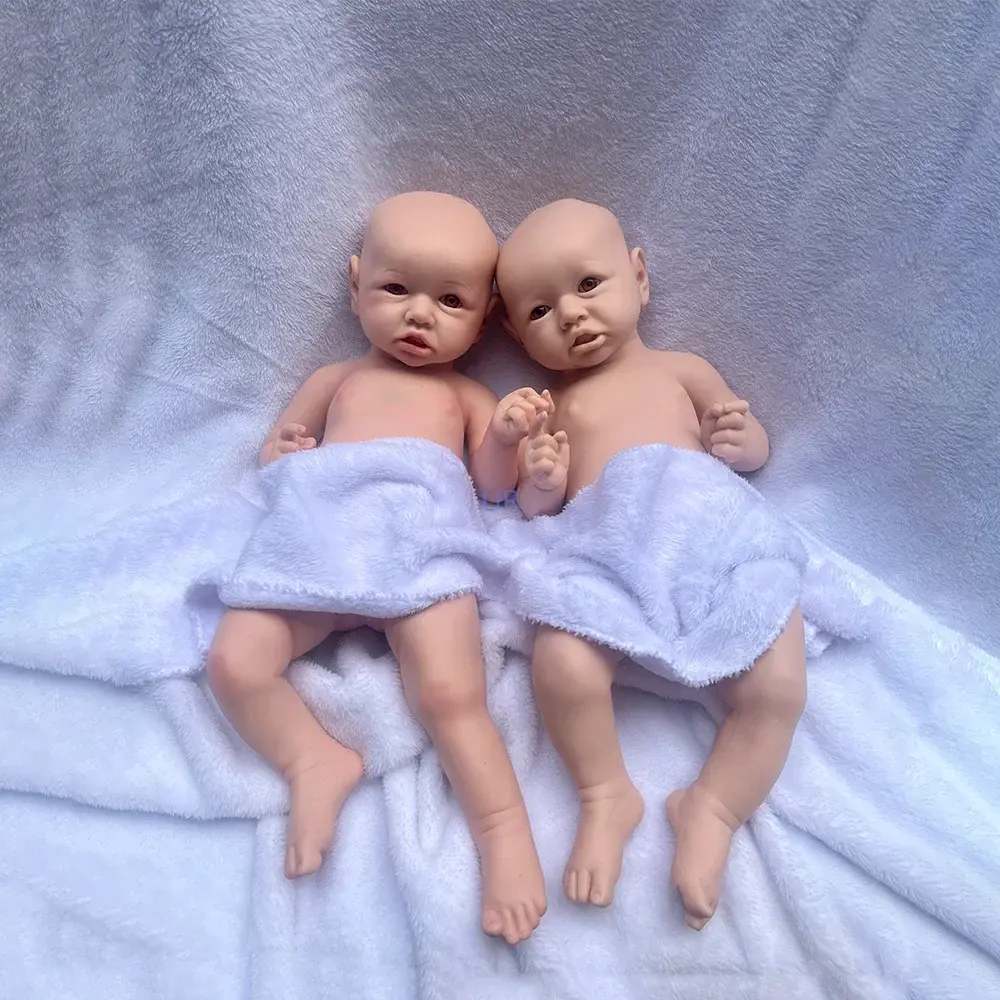 Image of Reborn Baby Dolls African Girl Prototype Dark Skin Doll Washable