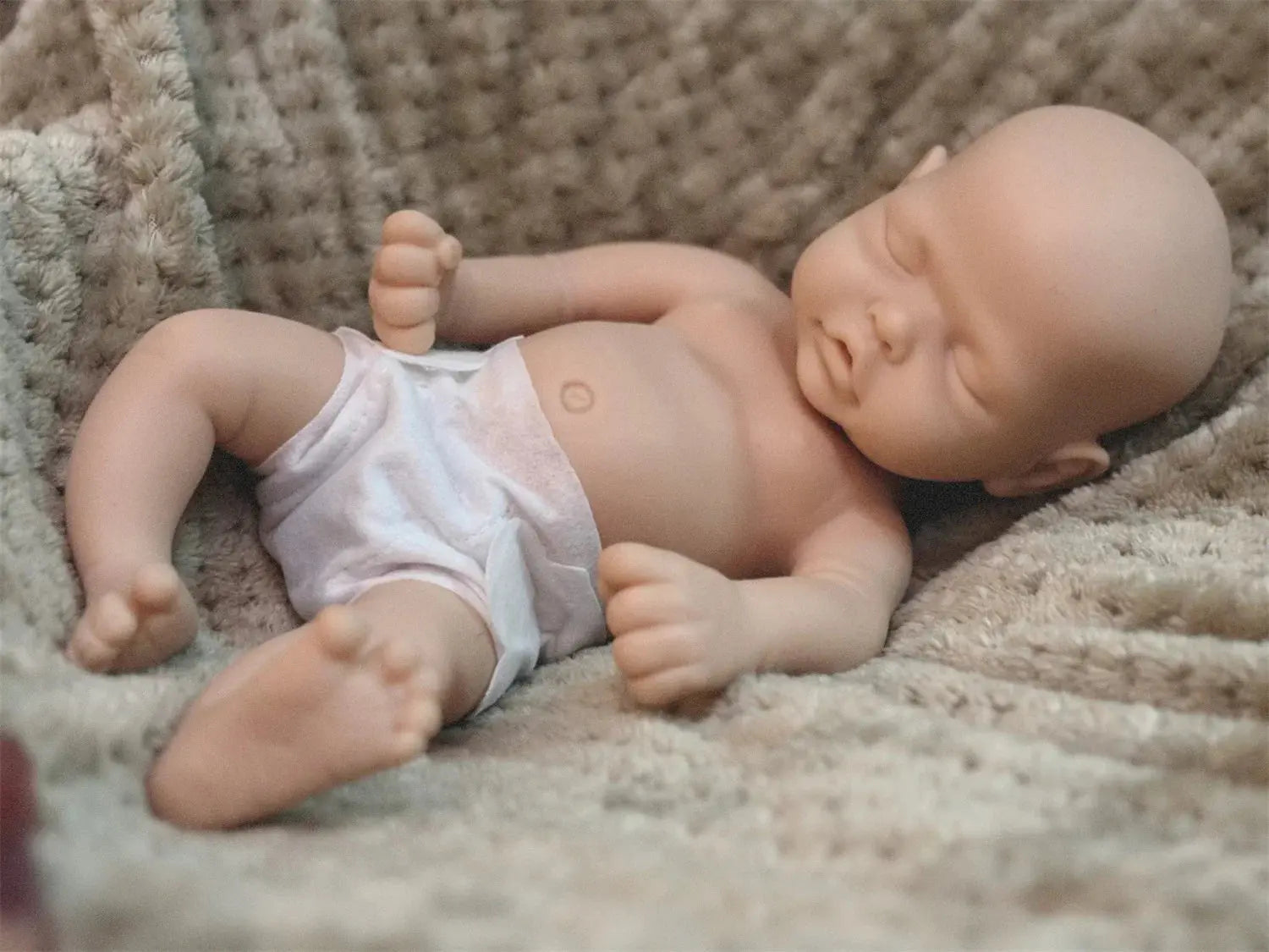 Image of Reborn Baby Dolls 13Inch Waterproof Whole Body Silicone Bebe Reborn