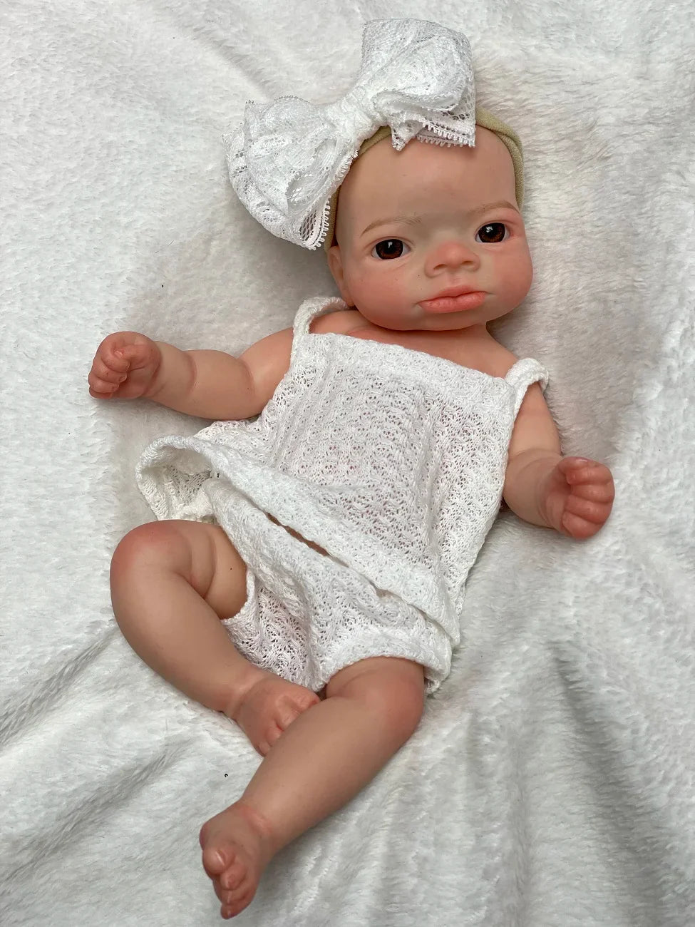 Image of Reborn Baby Dolls 11 Styles/ 26Cm Waterproof Close/Open Solid