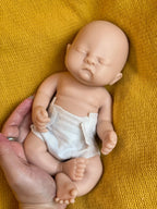 Image of Reborn Baby Dolls 10Inch Silicone Boy Reborn Baby Doll Full Body Soft