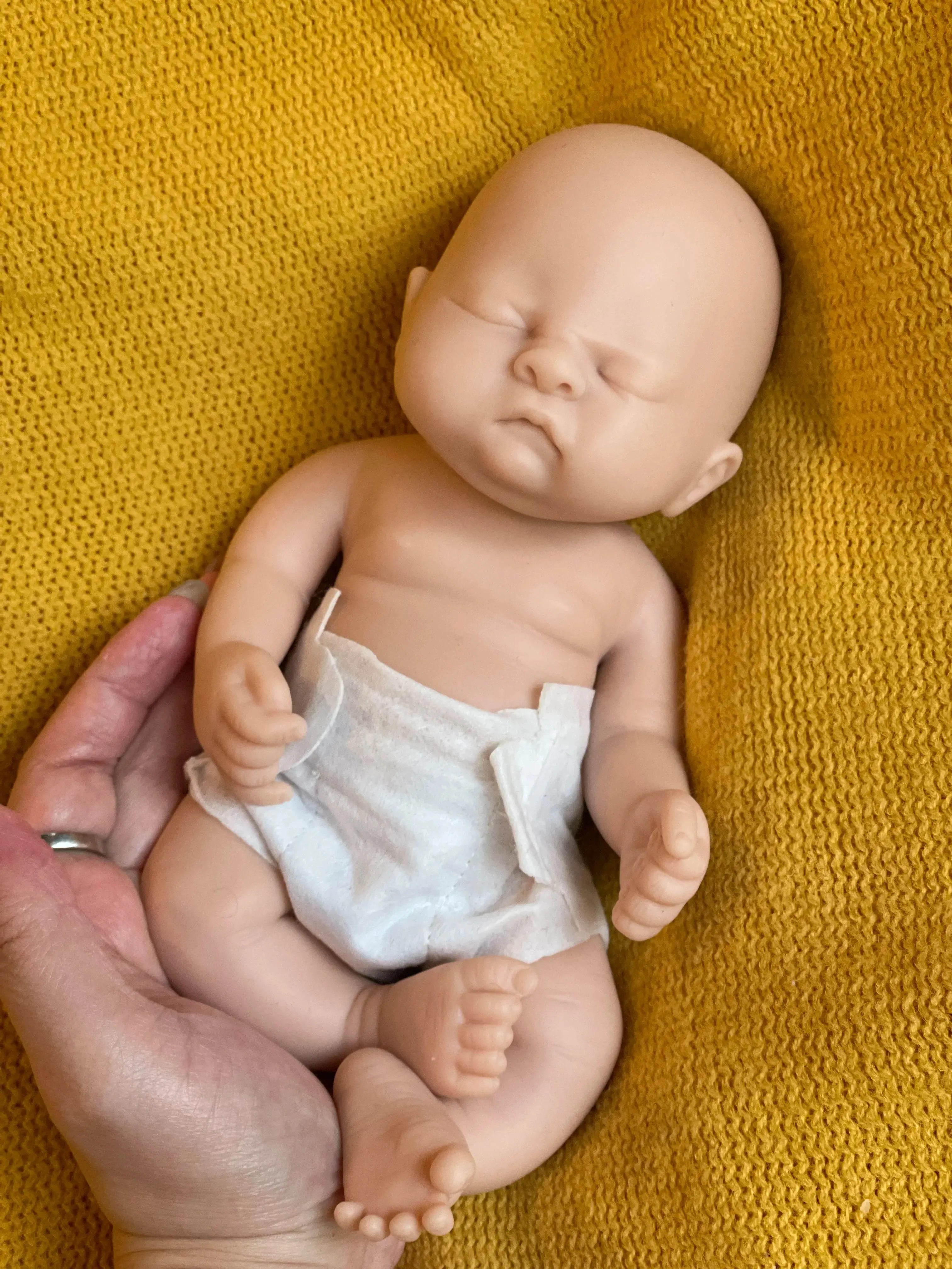 Image of Reborn Baby Dolls 10Inch Silicone Boy Reborn Baby Doll Full Body Soft