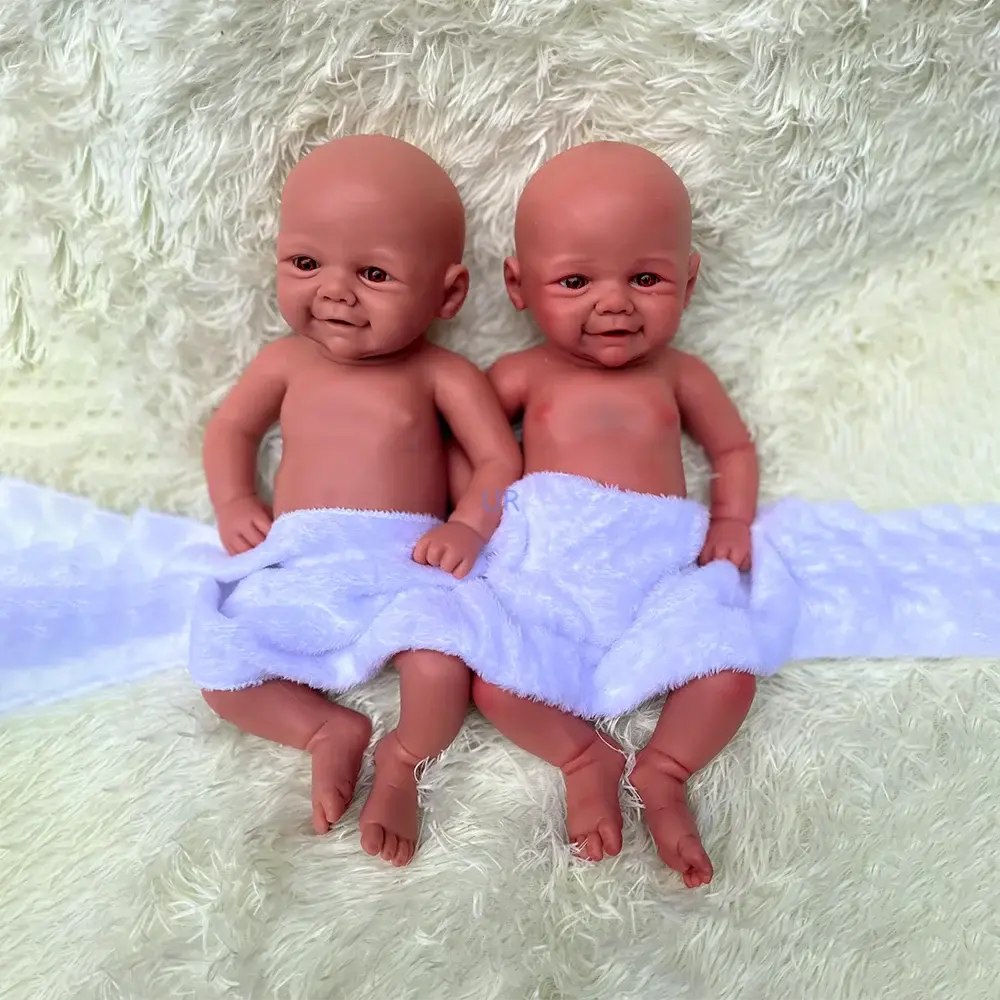 Image of Reborn Baby Dolls 17 Inch Silicone Body Reborn Baby Doll Waterproof