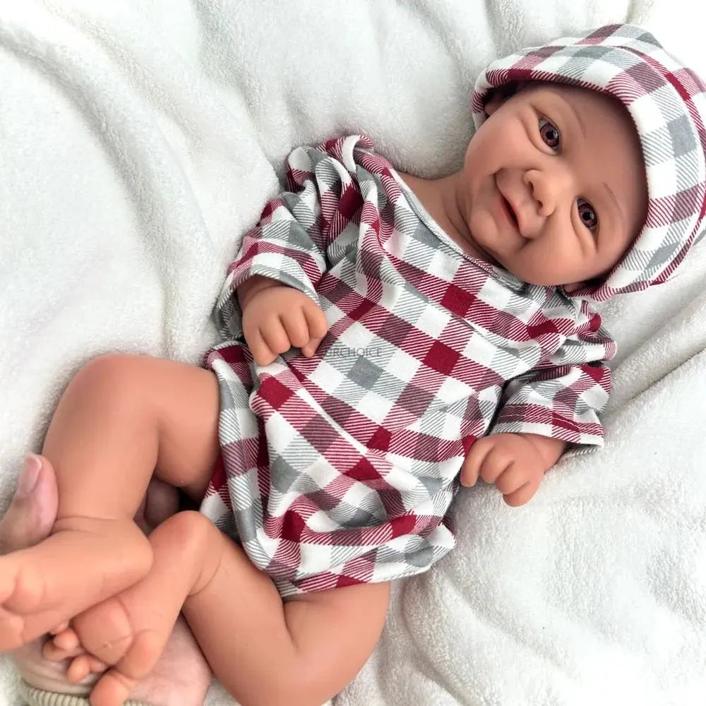 Image of Reborn Baby Dolls 17Inch Baby Girl Vivienne Realistic Details &