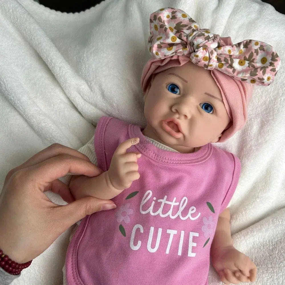 Image of Reborn Baby Dolls Handmade 45Cm Lifelike Full Body Soft Silicone