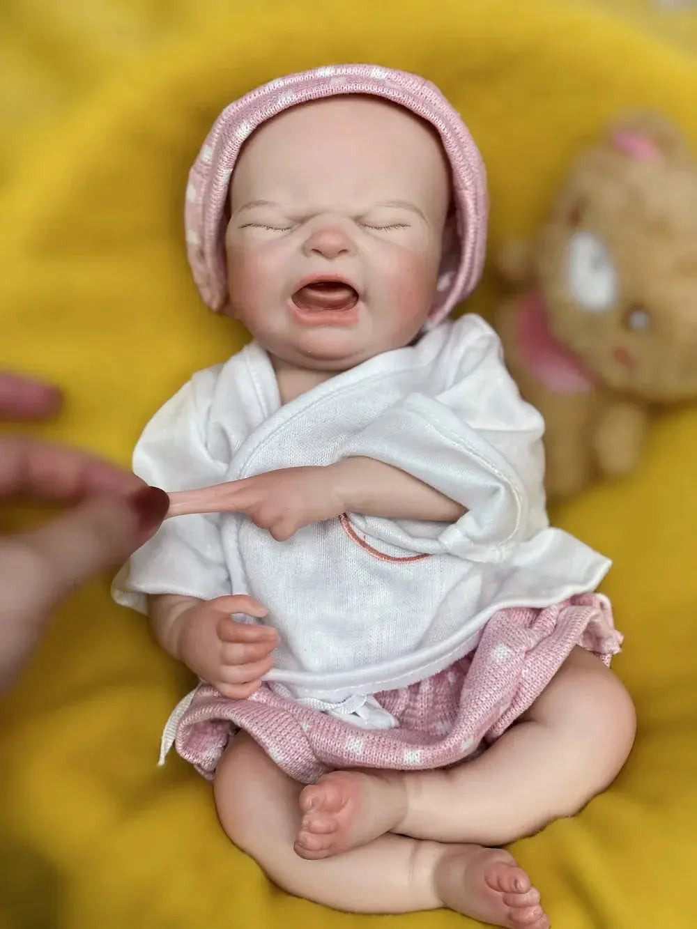 Image of Reborn Baby Dolls 33Cm Cry Baby Maria Reborn Dolls Silicone Girl