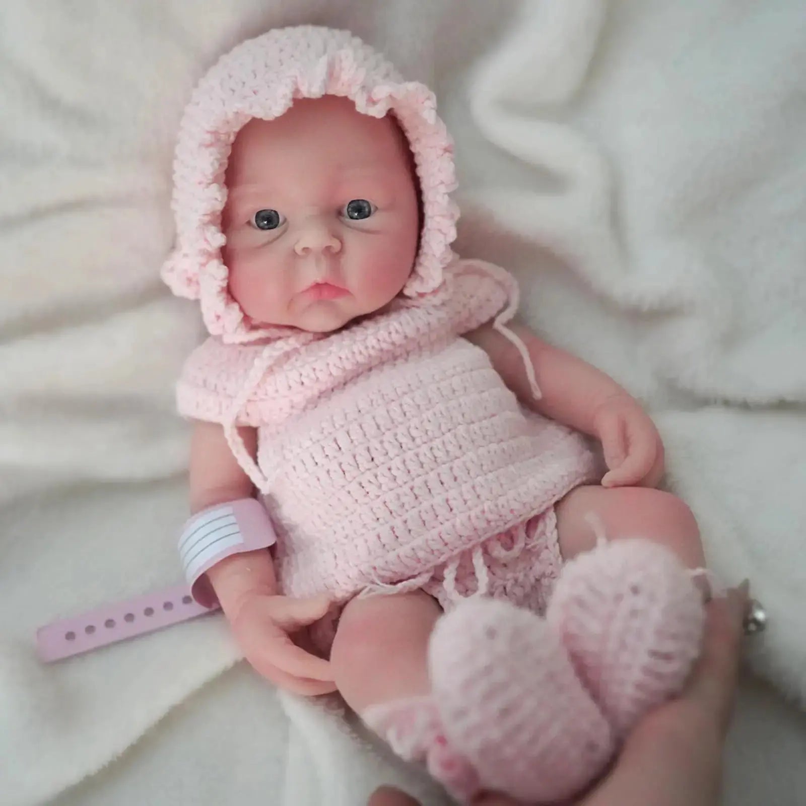 Image of Reborn Baby Dolls 12 Inch Cute Full Body Soft Silicone Baby Doll Girl