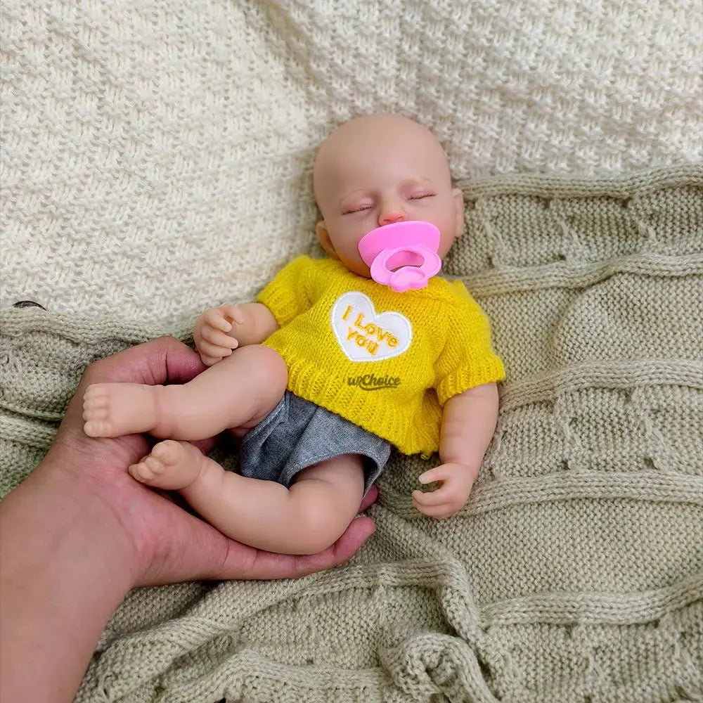 Image of Reborn Baby Dolls Mini 12 Inch 30Cm Full Soft Silicone Reborn Baby
