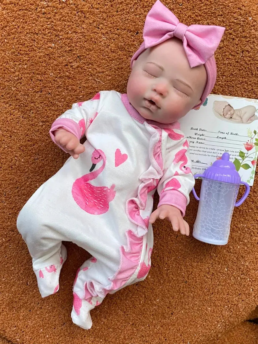 Image of Reborn Baby Dolls 13.7 Inch 35 Cm Full Body Soft Silicone Newborn