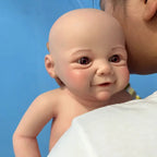 Image of Reborn Baby Dolls Platinum Silicone Soft Lifelike Preemy 43Cm Full