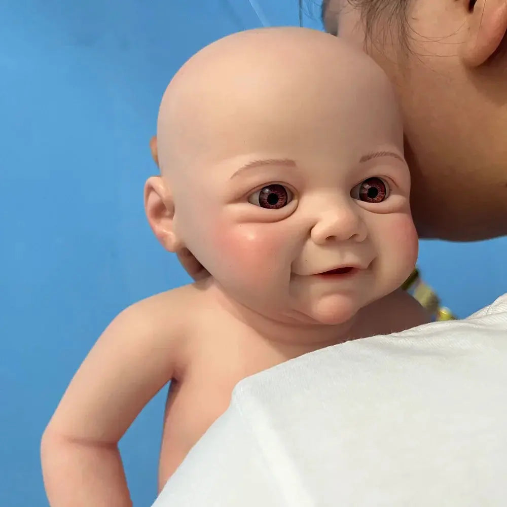 Image of Reborn Baby Dolls Platinum Silicone Soft Lifelike Preemy 43Cm Full