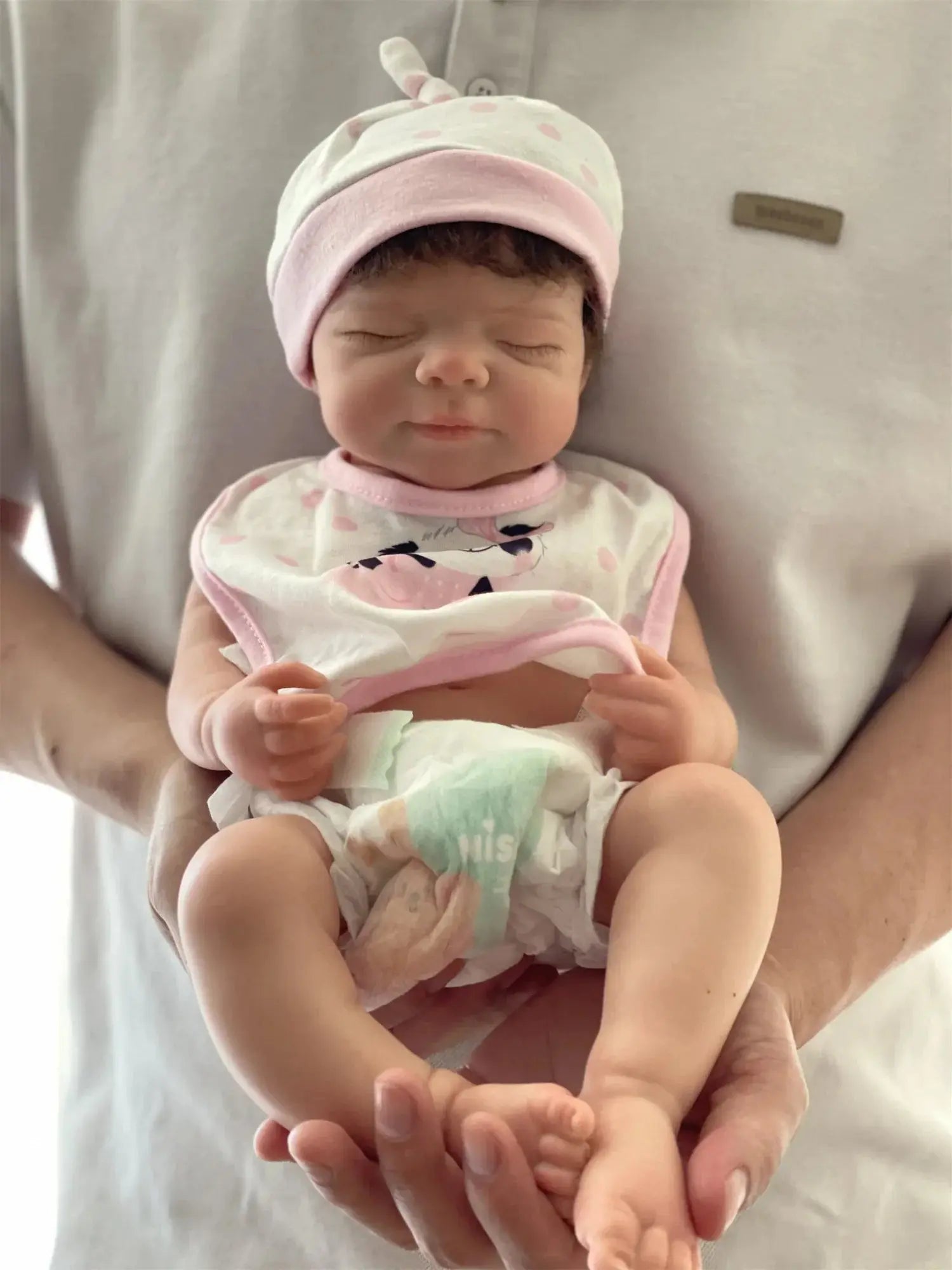Image of Reborn Baby Dolls 45Cm Can Open Mouth Pascale Solid Silicone Bebe
