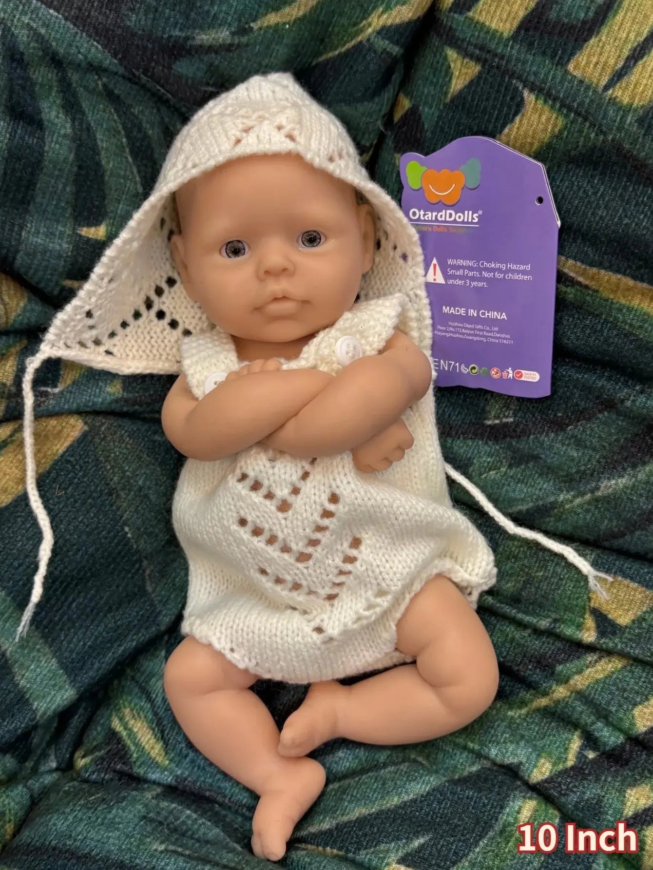 Image of Reborn Baby Dolls 10 Inch Lifelike Full Body Silicone Reborn Baby