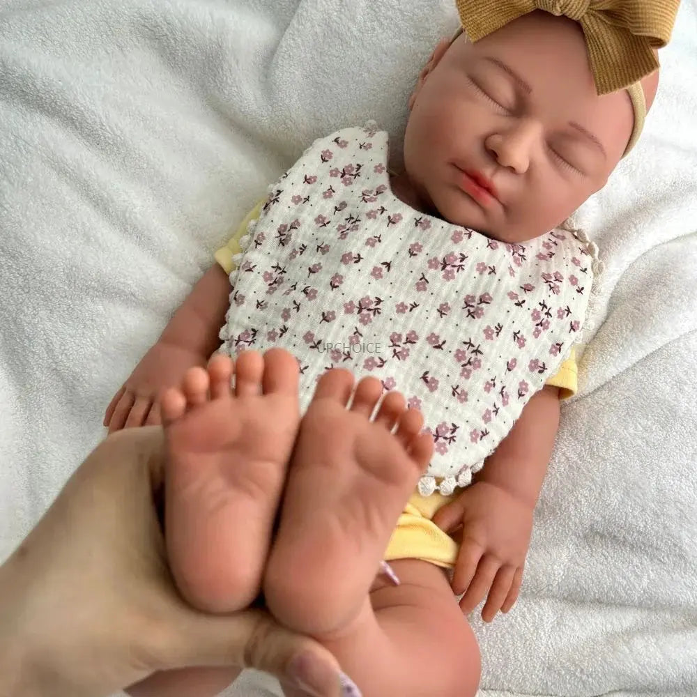 Image of Reborn Baby Dolls 22Inch Handmade Weighted Silicone Reborn Baby Girl
