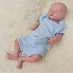Image of Reborn Baby Dolls Pink Skin Unpaited 18'' Boy Full Body Silicone