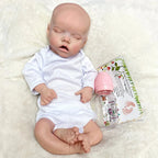 Image of Reborn Baby Dolls 40-45Cm Twins Full Body Solid Silicone Bebe Reborn