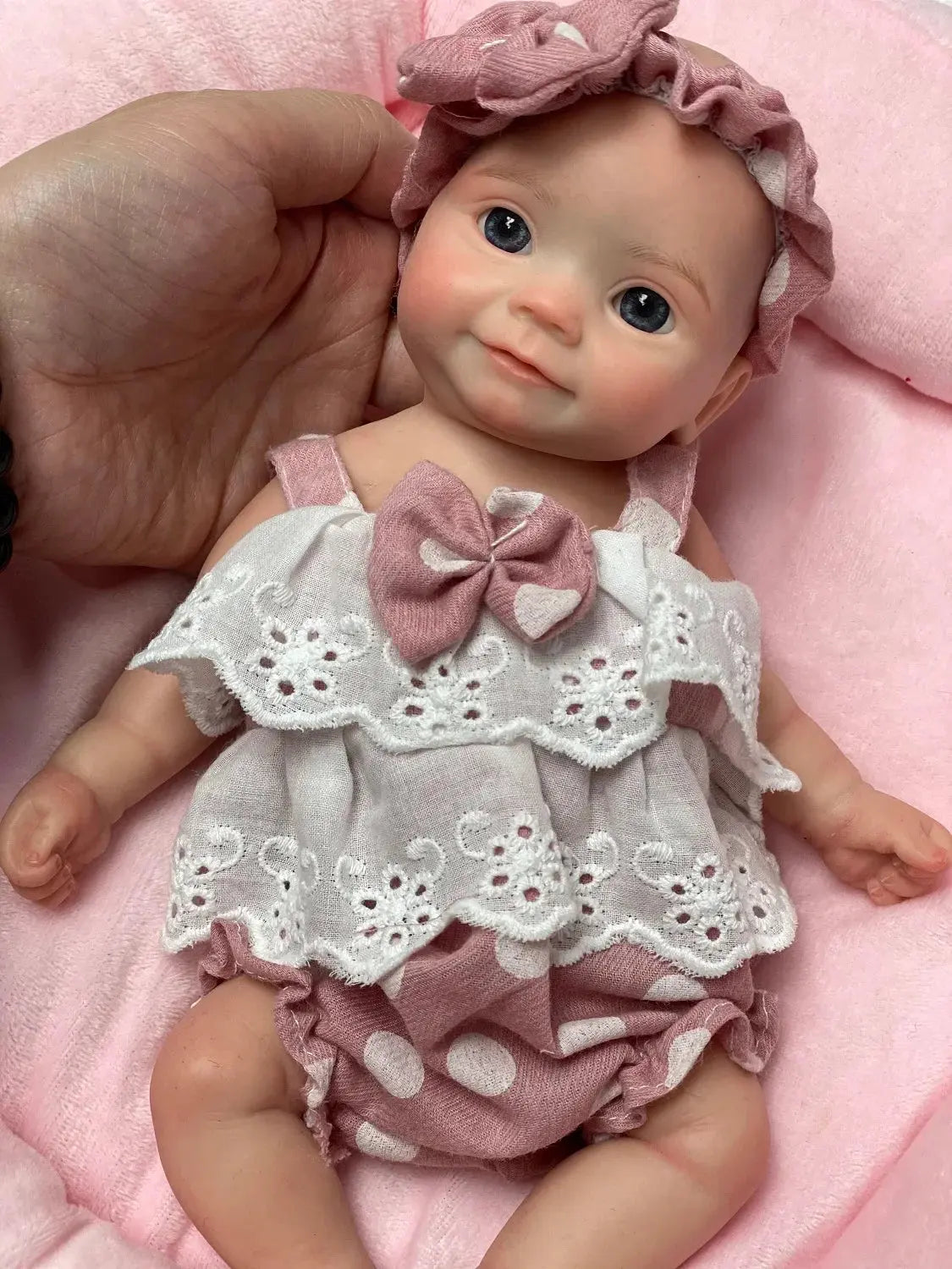 Image of Reborn Baby Dolls 26Cm Cute Maddie Waterproof Reborn Baby Girl With