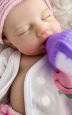 Image of Reborn Baby Dolls 13Inch Open Mouth Loulou Girl&Boy Painted Full Body