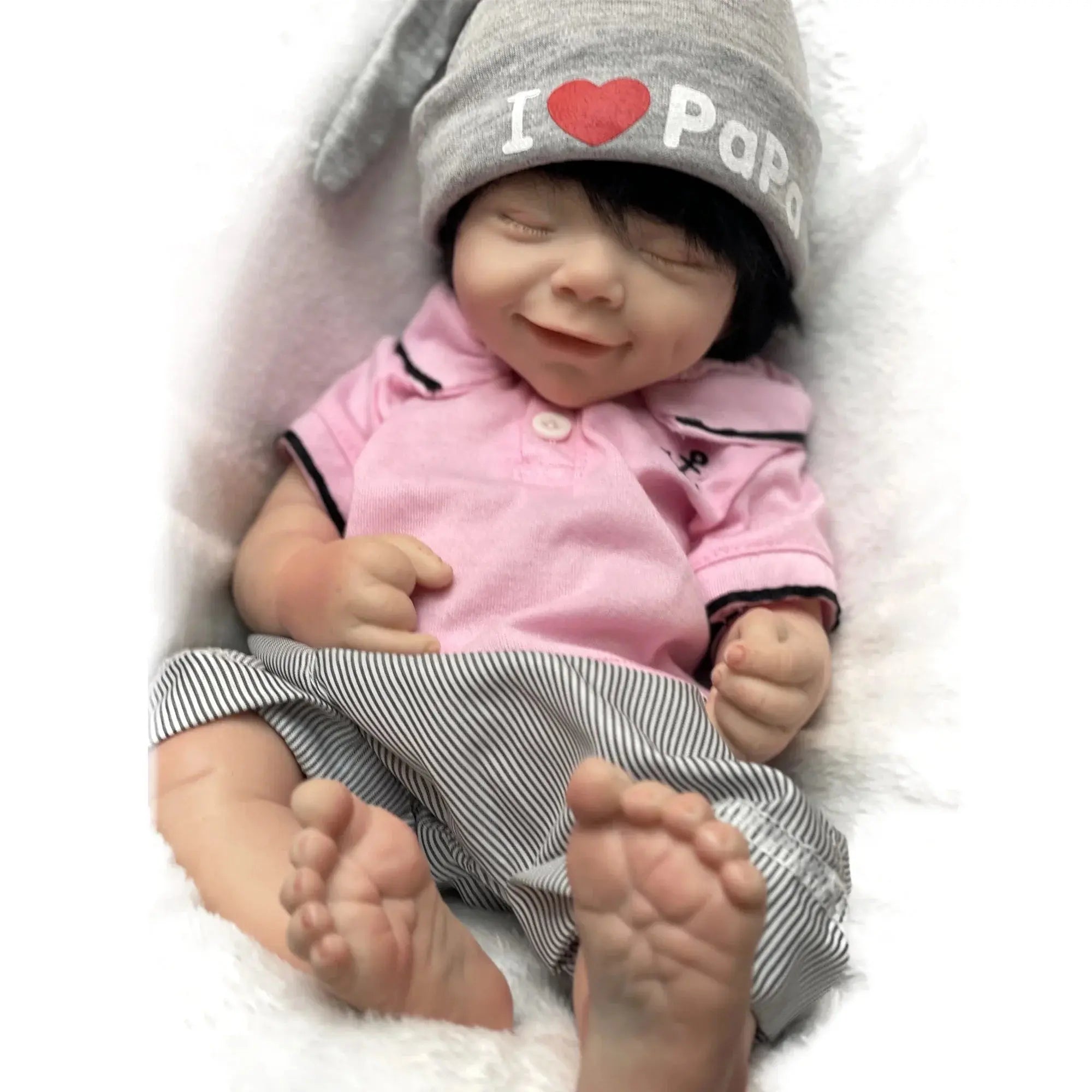 Image of Reborn Baby Dolls 42Cm April Whole Body Solid Silicone Bebe Reborn
