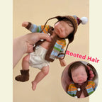 Image of Reborn Baby Dolls 10Inch Waterproof Full Body Solid Silicone Bébé
