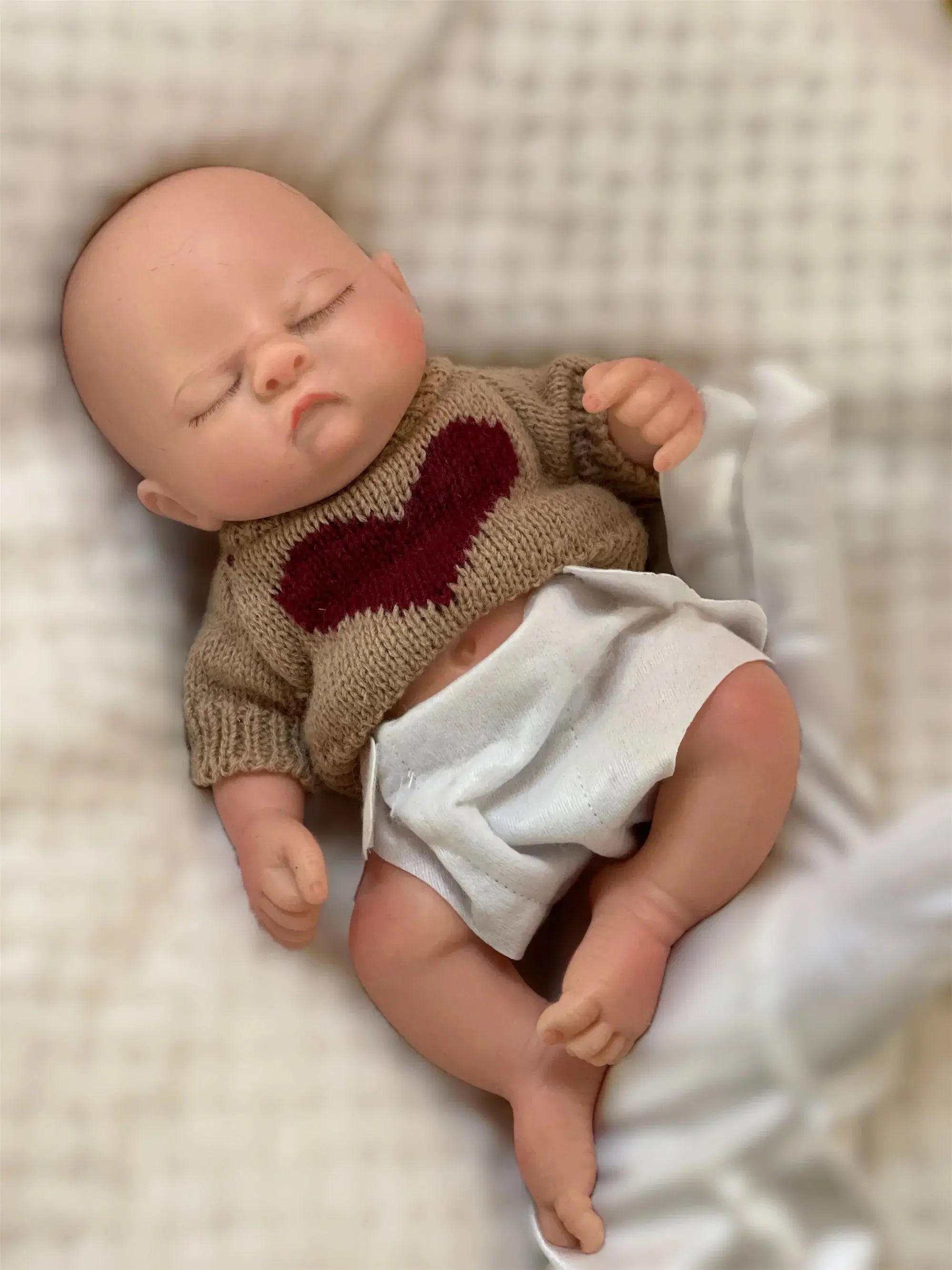 Image of Reborn Baby Dolls 10Inch Silicone Boy Reborn Baby Doll Full Body Soft