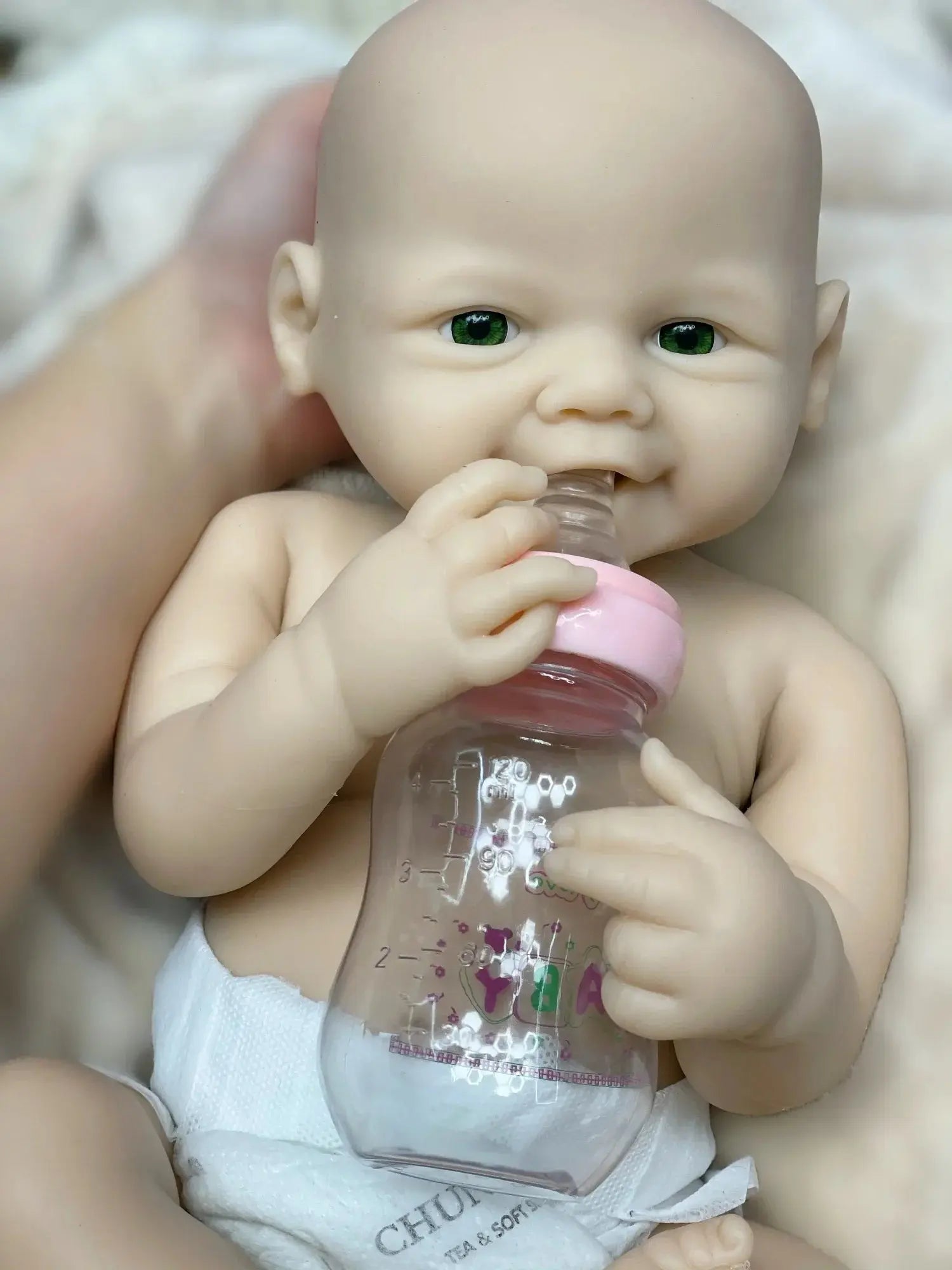 Image of Reborn Baby Dolls 18Inch/2 Styles Unpained Vivienne Full Body Solid