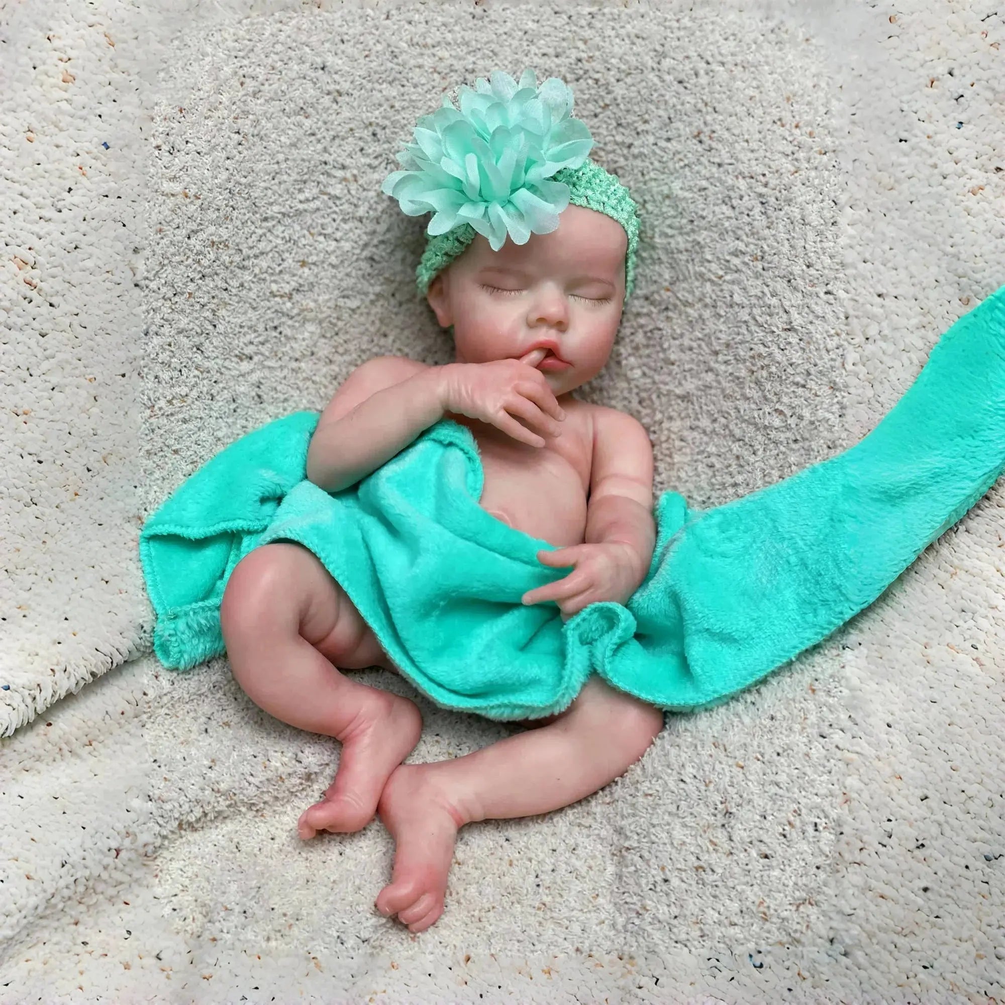 Image of Reborn Baby Dolls 45Cm Twins B Full Body Solid Silicone Reborn Dolls